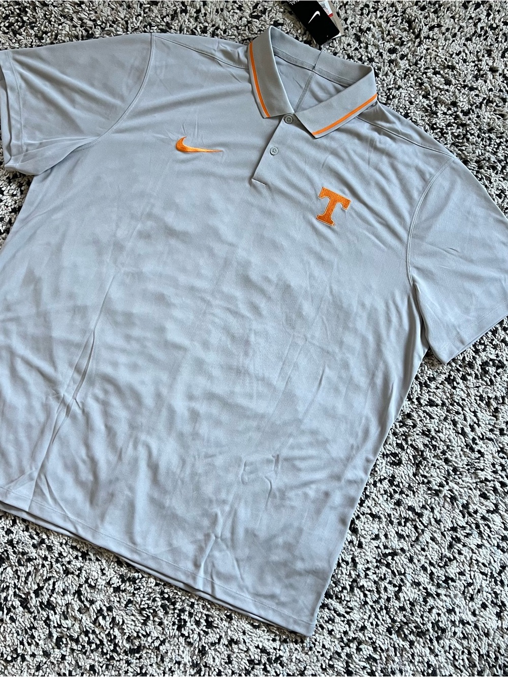 Nike OnField Grey Polo Shirt University Of Tennessee Embroidered Logo Men’s XXL - Picture 4 of 14